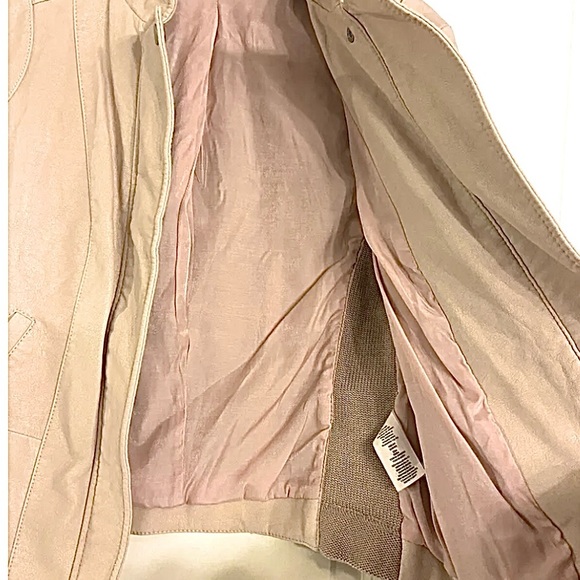 Free People Cool & Clean Vegan Leather Moto Jacket in Rose - Picture 6 of 16